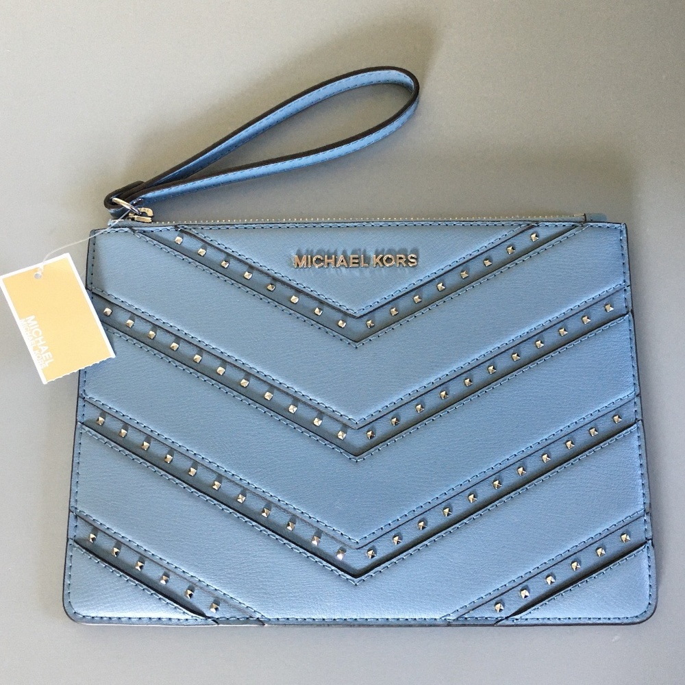 Michael Kors NEW Ellis Studded Clutch